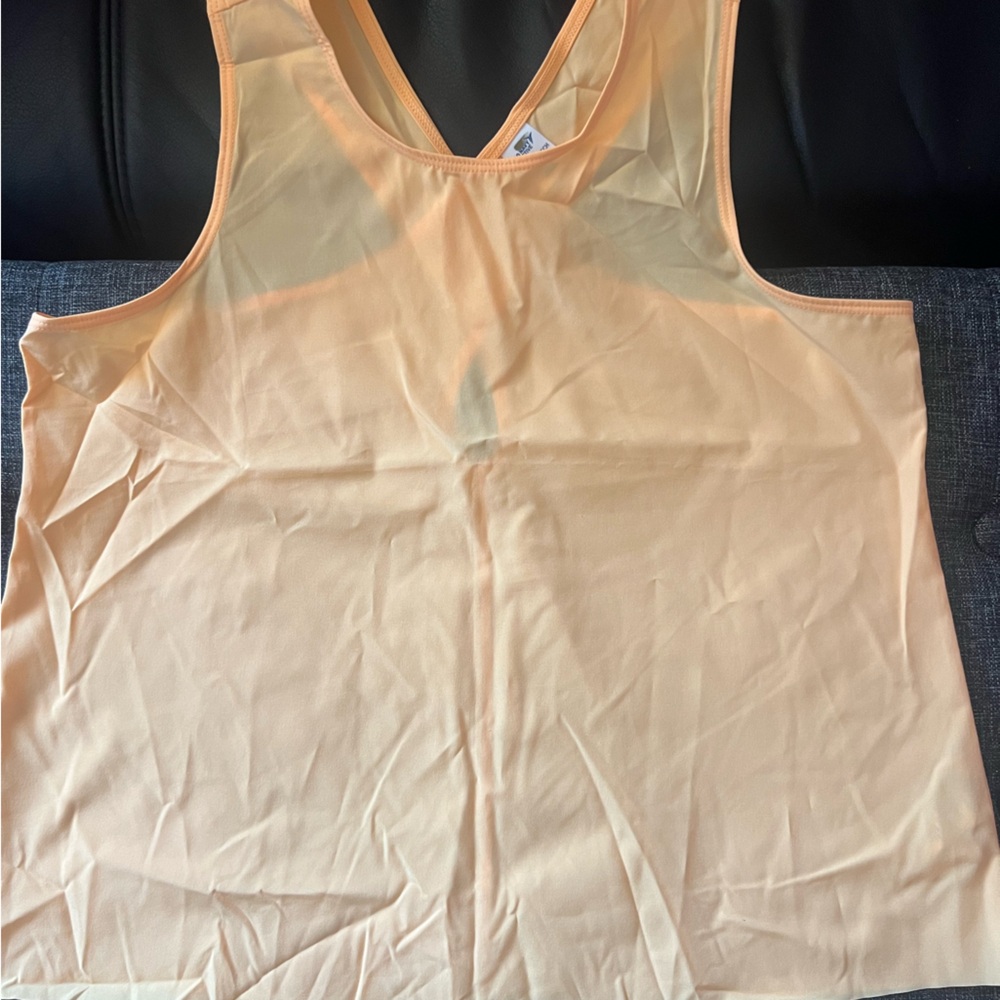 Orange tank top